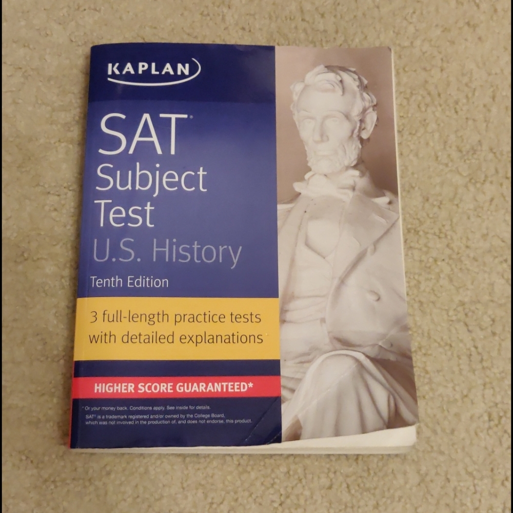 SAT Subject Test U.S. History Kaplan Prep Book